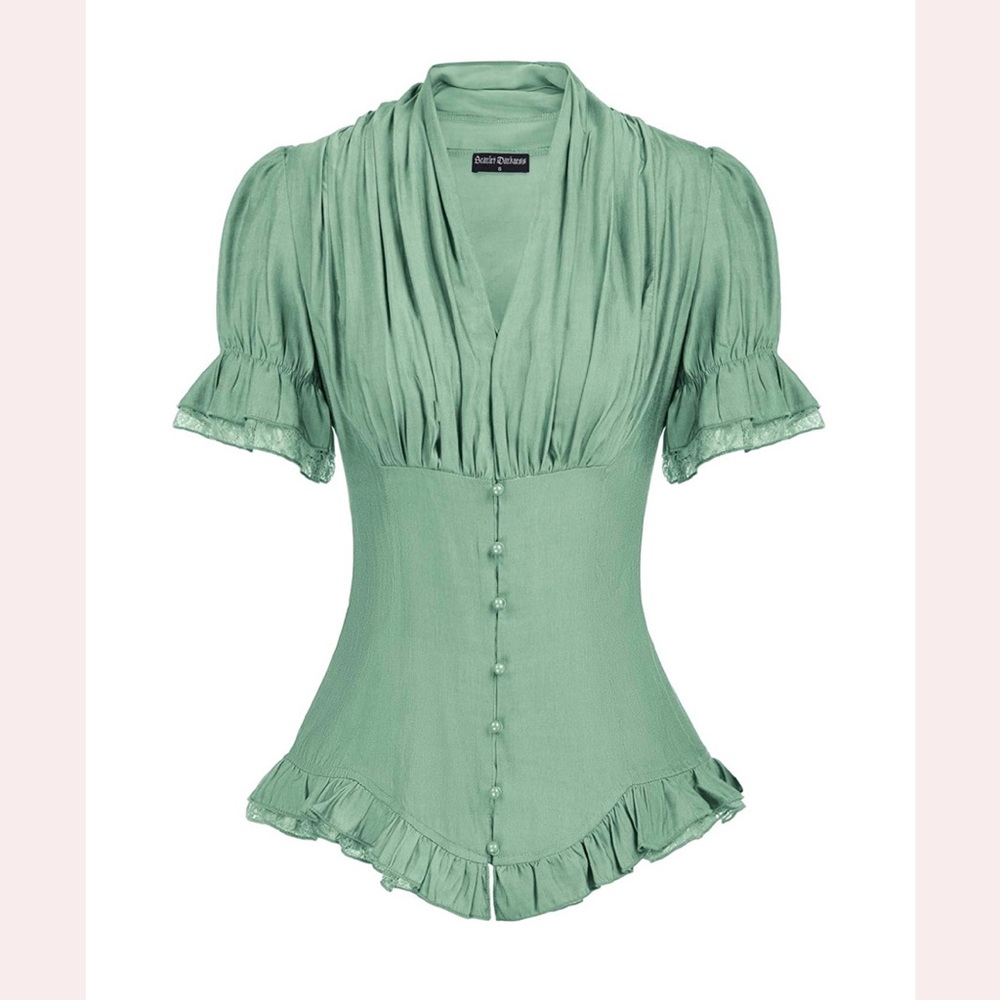 Fancy Tie Blouse